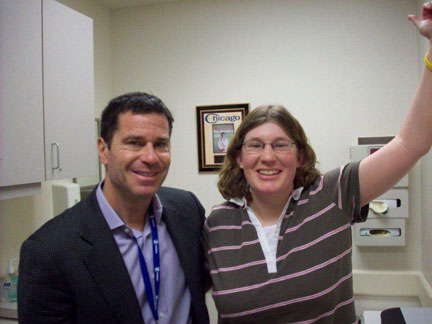 Amanda Meyers and Dr. Cole